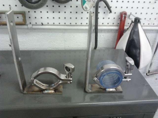 Stainless steel Food grade tubing brackets 